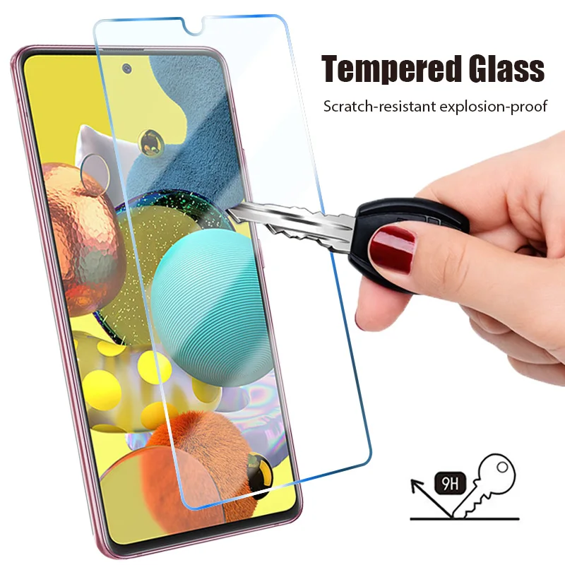 best phone screen protector 4 IN 1 Screen Protector for Samsung Galaxy A12 A51 A52 A50 A70 A71 Glass Lens Film for Samsung M21 M31 M51 A40 A21S A32 Glass phone screen cover