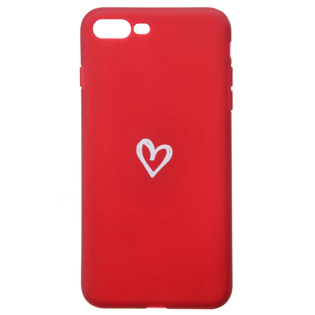 Phone Case For iphone XR X 6 6 s 7 8 plus Cute Simple Love Heart Shockproof Soft TPU Case Cover For iPhone X XS Max XR Fundas