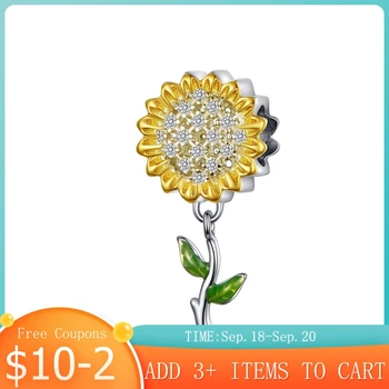 

Authentic 925 Sterling Silver Ladybug Pineapple Elves Bead Fit Original 3mm Bracelets Charm Dangle DIY Jewelry Making