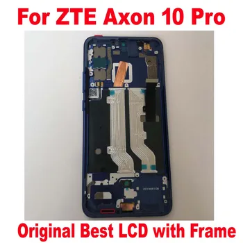 

100% Original Working 6.47" LCD Display Touch Screen Digitizer Assembly Sensor with Frame Pantalla For ZTE AXON 10 Pro 4G / 5G