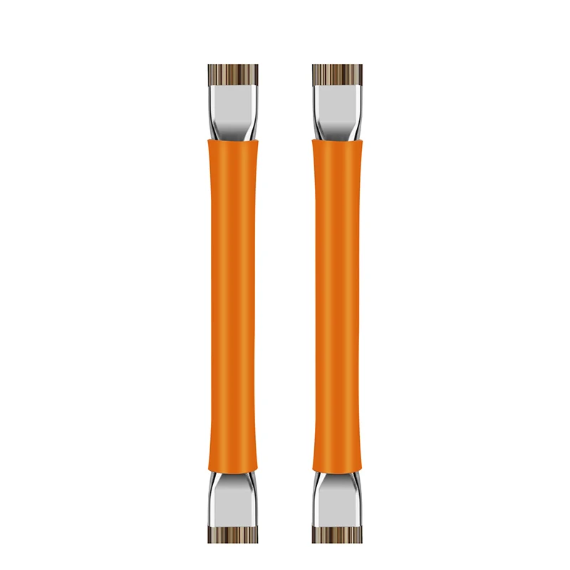 ESD безопасный антистатический двойной головкой щетка изоляция твердая щетка чистая пыль Ремонт набор инструментов для мобильного телефона материнская плата ручной инструмент - Color: Orange 2PCS