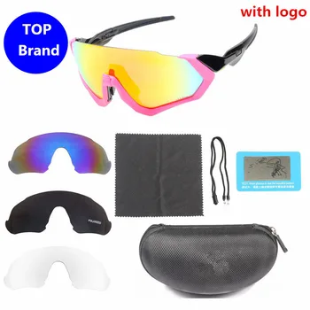 

Top Brand F-J 4 Lens Photochromic Cycling glasses red Polarized Bike Bicycle Sunglasses mtb Goggles Eyewear Flighter men cube E