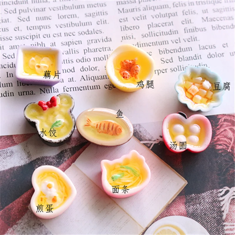 

1Pcs Slime Charms Simulated Food Noodles Slime Accessories Beads Making Supplies With Drawstring Pouch For DIY Crafts Scrapbooki