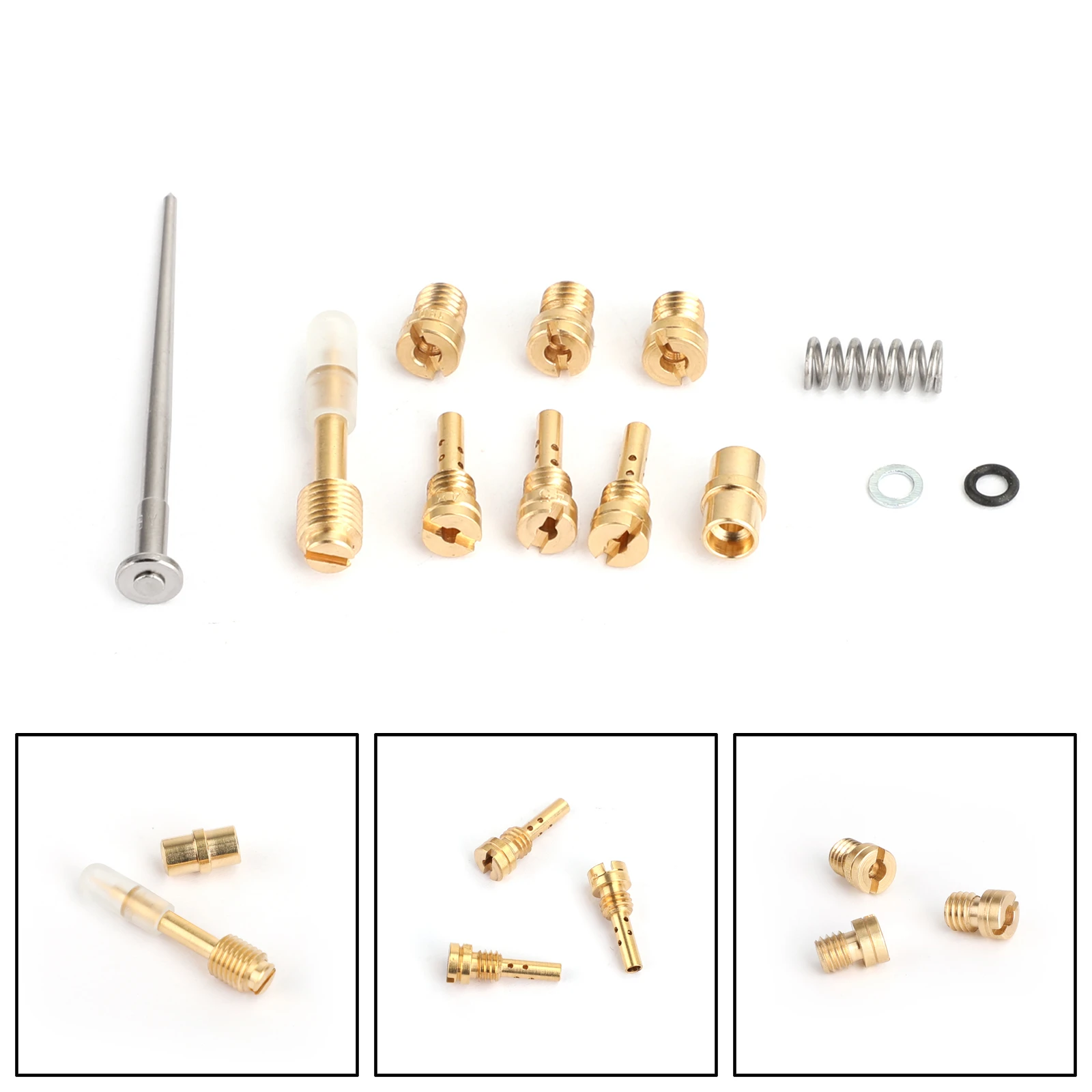 Areyourshop For Sportster 883 1970- Iron 883 2009- Carburetor Rebuild Repair Kit CARBURETOR Motorcycle Engine Parts