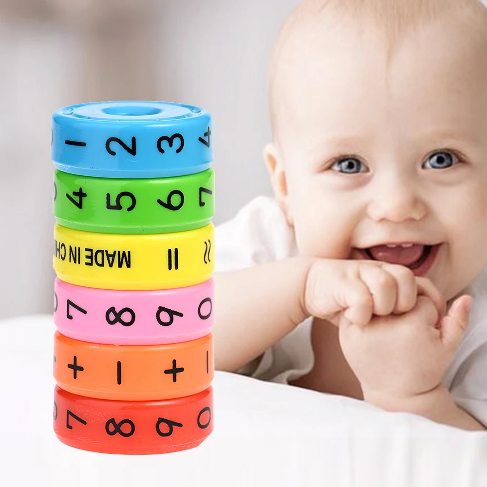 Creative Educational Toys Digital Rotating Building Block Toy for Baby Funny Child Intelligence Development Toy for Kids