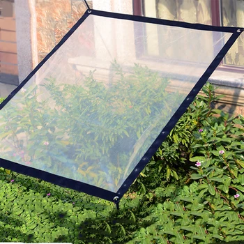 

Transparent Tarpaulin Film Canopy Bird Proof Windshield Succulent Rainproof Thickened Plastic Film Windshield with Rope