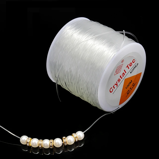 0.5mm Stretchy Clear Elastic Beading Cord