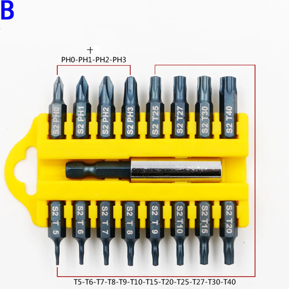 17 шт. Отвертка Набор Безопасности Torx шестигранные ручные инструменты магнитный держатель сталь вскрытия доказательство звезда винт биты