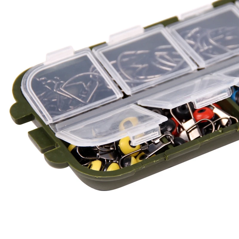 Рыболовные аксессуары, чехол, приманка для рыбы, приманка, рыболовные крючки, коробка для хранения снастей, 16 сеток, коробка для рыболовных снастей