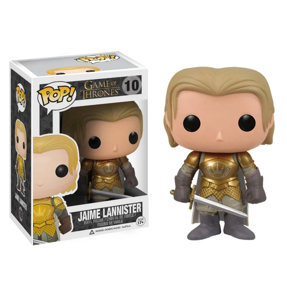 Funko POP Игра престолов дрогон Джон Арья Старк снежная ночь персонаж Детская Коллекция Модель игрушки Рождественский подарок трон - Цвет: 10liegou