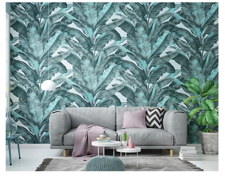 Peso pesado folha de banana tropical papel