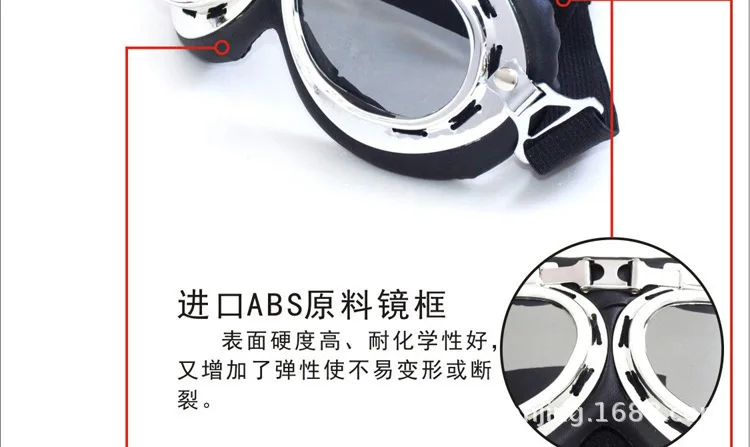Harley Goggles мотоцикл внедорожные очки для защиты глаз Ретро Второй мировой войны очки картинг Спорт на открытом воздухе ветрозащитный