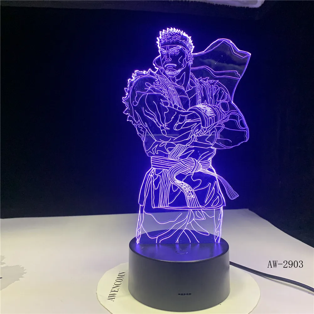 3D Dragon Ball ModenLed ночные светильники 7 цветов меняющая атмосферу мультфильм подарки настольная лампа спальня освещение для сна Декор AW-2903