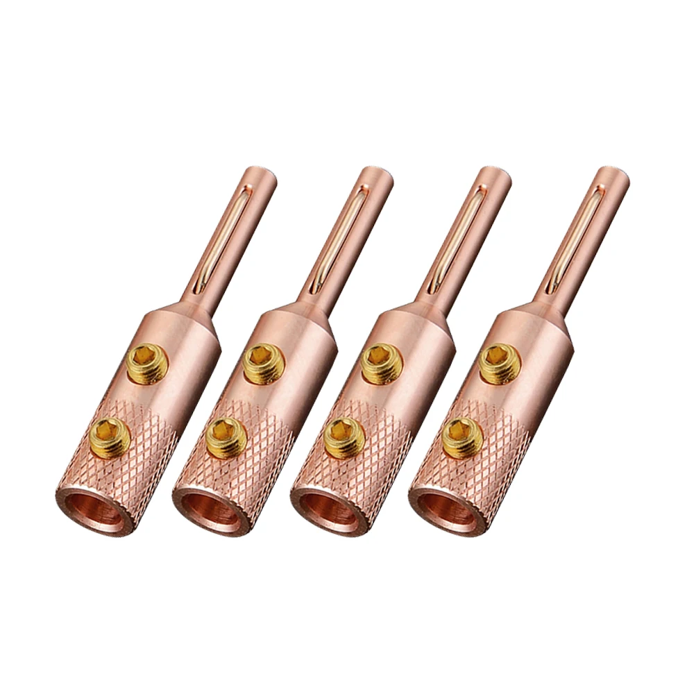 Pure copper banana plugs Clearance