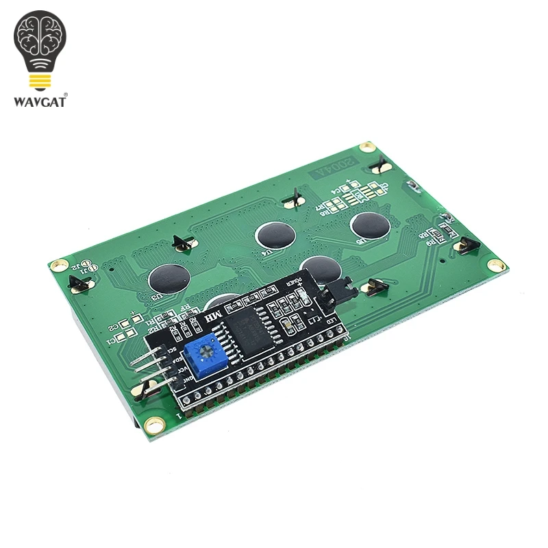 Серийный ЖК модуль IIC/I2C/TWI 2004 с синей и зеленой подсветкой для Arduino UNO R3 MEGA2560 20X4 LCD