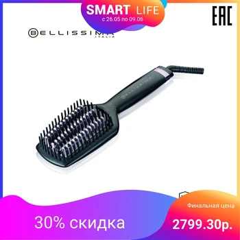 

hair straightener Bellissima Magic Straight Brush PB5 100 hair crimper flat iron hair straightener