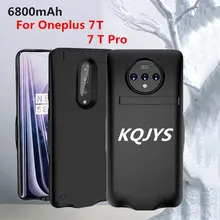 KQJYS 6800 мАч портативный внешний аккумулятор чехол для зарядки для Oneplus 7T чехол для зарядного устройства для Oneplus 7T Pro противоударный чехол для аккумулятора