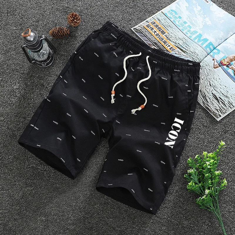 

2020 Summer Short Summer Short Pants for Men Beach Shorts Elastic Waist Men's Shorts Running Shorts Men Casual Loose Cotton