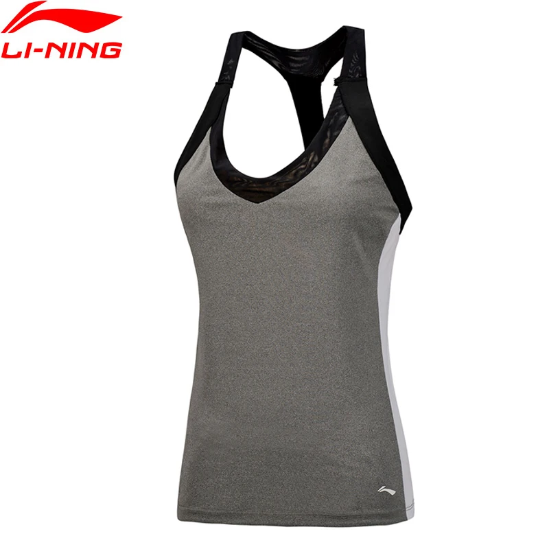 

(Clearance) Li-Ning Women's Training Vest Breathable 87% Polyester 13% Spandex Comfort Fitness LiNing Sports Vest AUDM024 WBX312