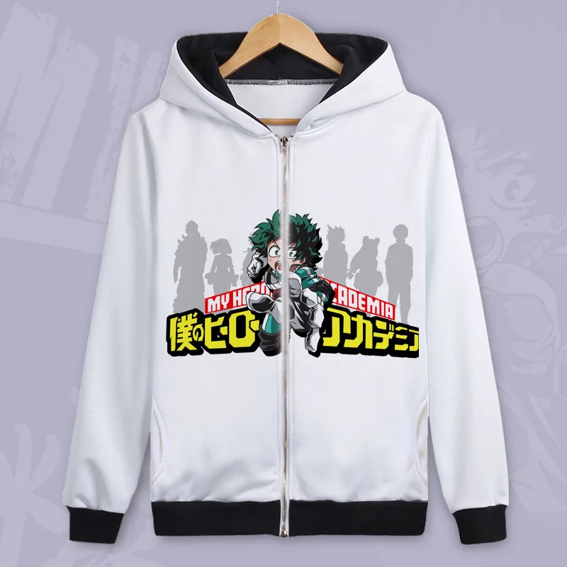 Толстовка с капюшоном «My Hero Academy Midoriya izku», маскарадный костюм для мужчин и женщин, модная мультяшная куртка с капюшоном, школьная форма для студентов