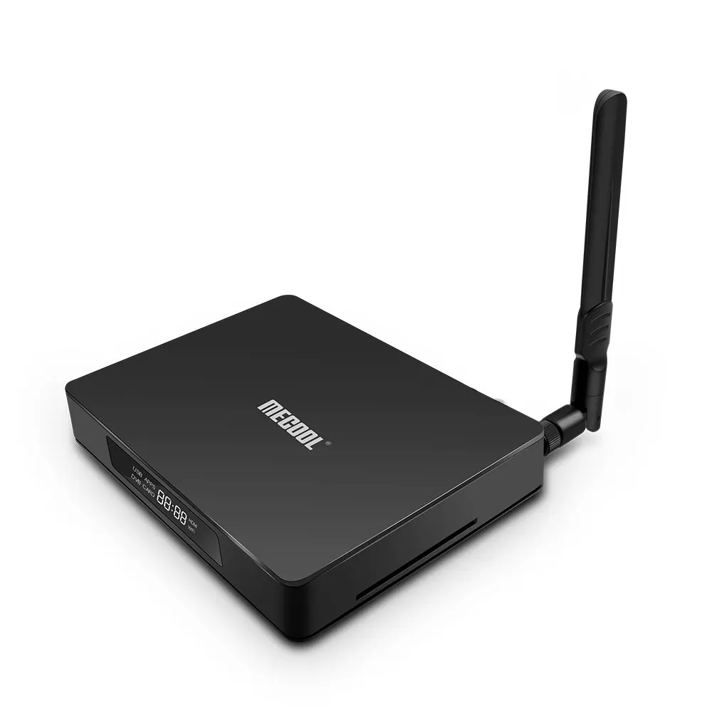 ТВ-бокс MECOOL K6 DVB-T2 DVB-S2 Android 7,0 tv Box 2GB DDR3 16GB 2,4G 5G Dual WiFi 100M LAN 4K телеприставка VP9 USB3.0