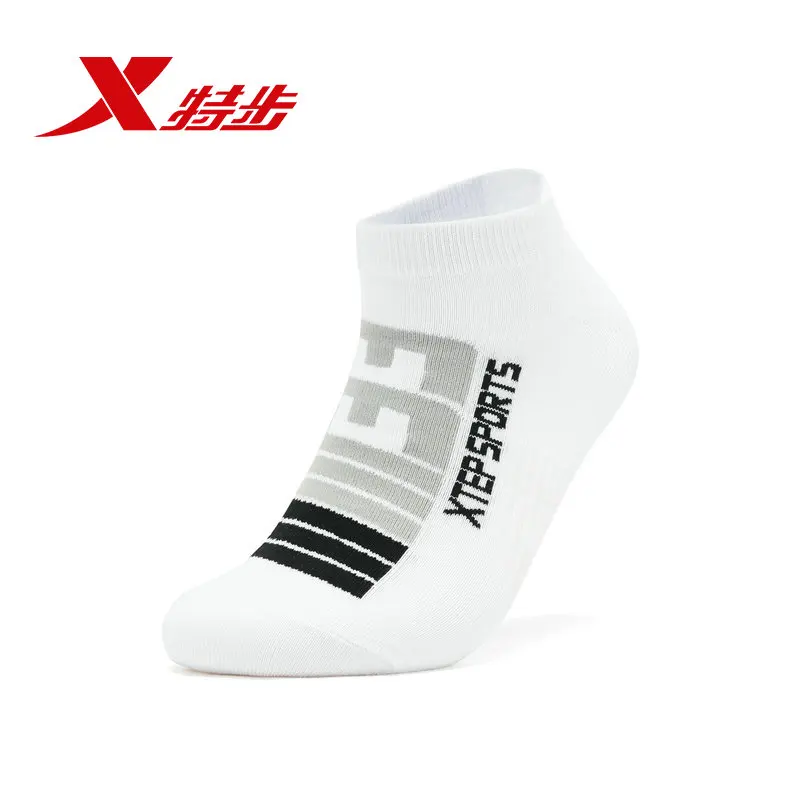 881339549018 Xtep men's socks 3-pairs/Lot short socks new breathable comfortable summer short tube sports socks running