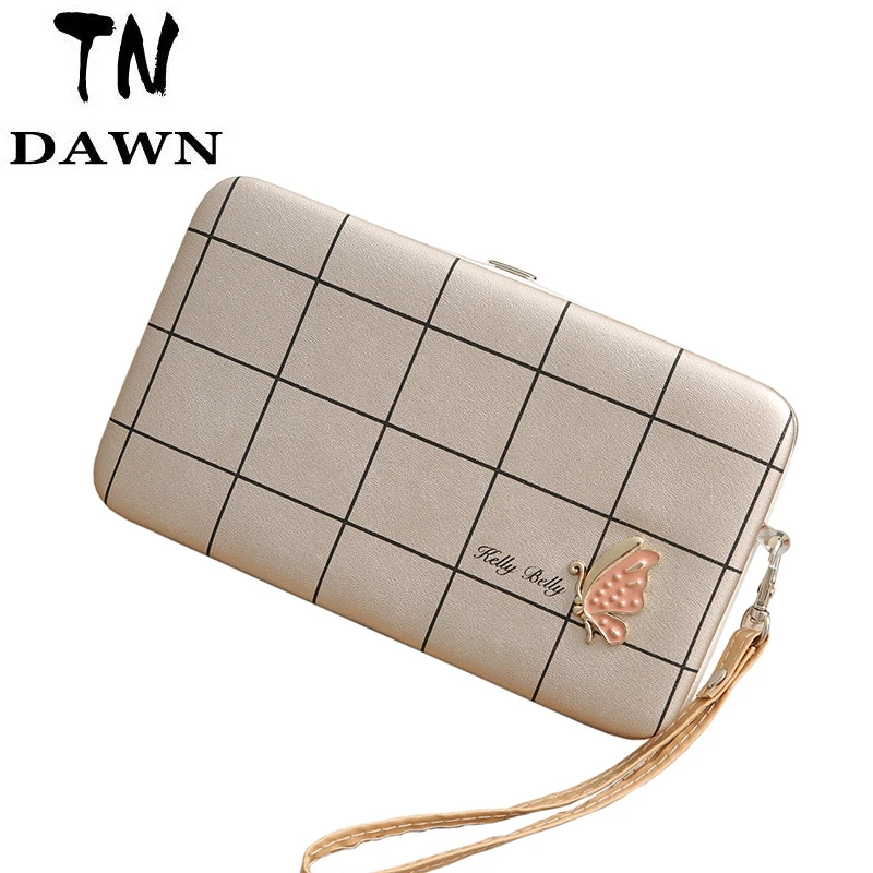 

Wallet Female Women's Wallet Snap Coin Purse Phone Bag Multi-card Bit Card Holder Purse Women Luxury Billetera Mujer
