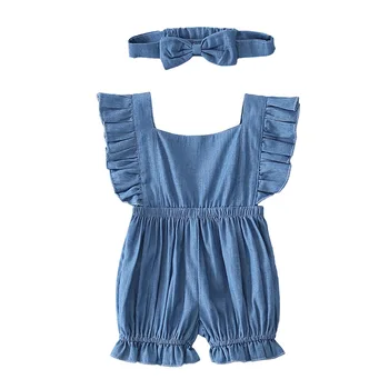 

Summer Baby Girl Rompers Fashion Strap Kid Jumpsuit Cute Newborn Baby Girl Clothes 0-3Y Pijama Bebe Verano