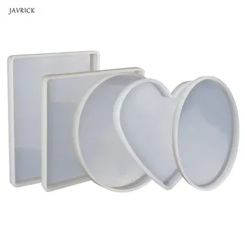 

Large Silicone Epoxy Resin Molds Including Round Square Rectangle Heart Oval Shape Casting Molds Jewelry Making Tool Kit