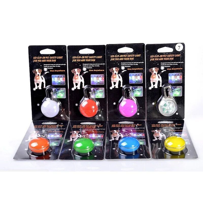 LED Dog Tag Collar Light Up Pet Puppy Flashing See Night Light Dog Collars Glow In The Dark Dog Tags Dog Light Led Dog Collar
