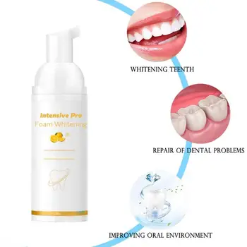 

30ml Push type Whitening Toothpaste Foam Remove Bad Breath Dental Oral Hygiene Toothpaste Deep Teeth Cleaning Care TSLM2