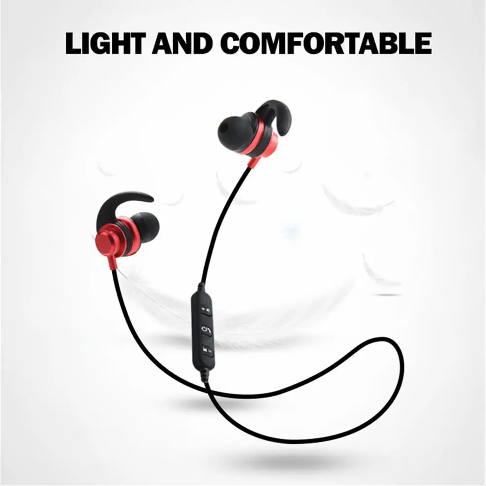 HYASIA магнитные шейные беспроводные наушники IPX4 Bluetooth Влагозащищенные наушники гарнитура Handfree стерео металлическая гарнитура для Xiaomi