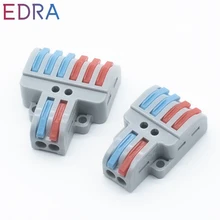 5/10 pcs Mini Fast Wire Connectors Universal Compact Conductor Spring Splici Wiring Connector Push-in Terminal Block PCT-422/623