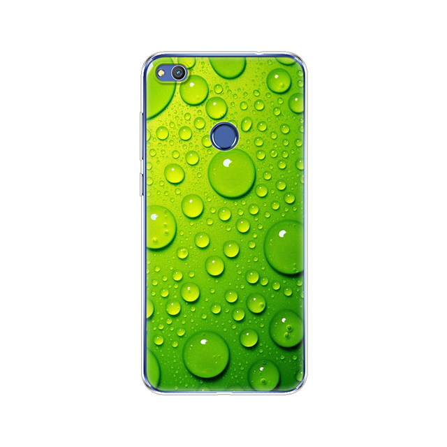 phone case for huawei honor 8 lite soft tpu silicon back cover 360 full for honor 8 liteprotective printing clear coque