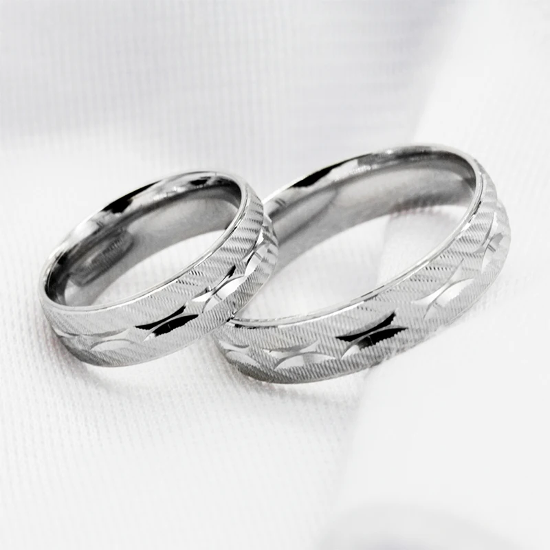 2 шт./набор, кольца для пар, 925 пробы, серебро, для влюбленных, Геометрическая шероховатая поверхность, элегантное обручальное кольцо, ювелирное изделие для мужчин и женщин, подарок