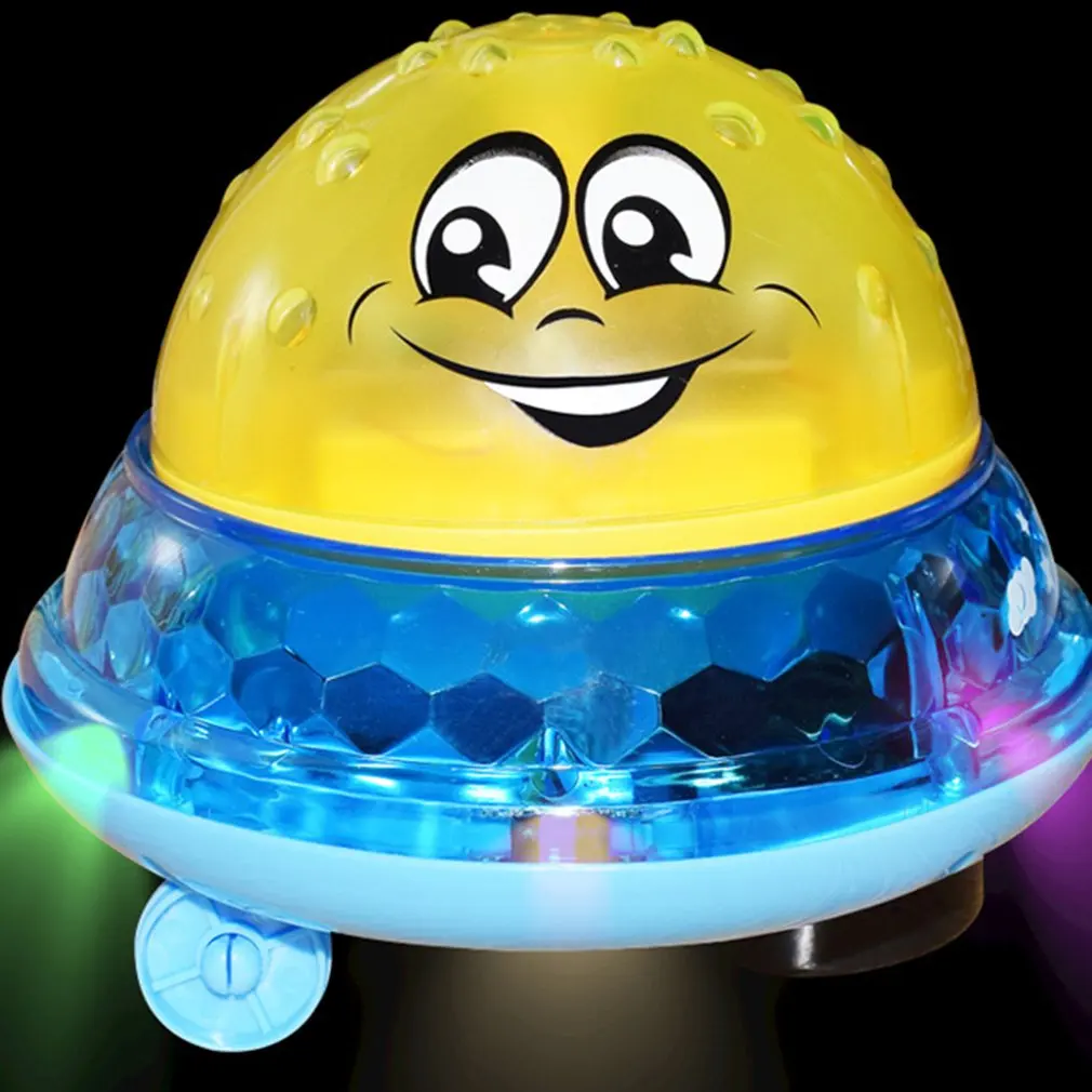Индукционный водяной шар электрический детский свет для ванной музыкальная вода игрушки Младенческая Детская импульсная Индукционная вода брызгающая игрушка