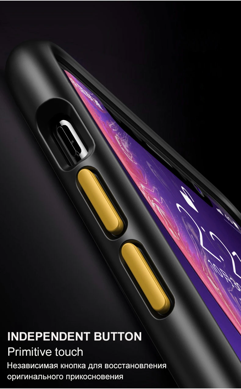 Прозрачный противоударный силиконовый чехол для iPhone X XR XS Max 11 pro 8 7 6 6S Plus защитная задняя крышка