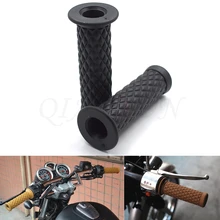 Универсальный 7/" 22 мм Ретро резиновые ручки мотоцикла доступно 8 цветов для Kawasaki ER-6F ER-6N ZX-6 ZZR600 ZX9R Z750 ниндзя 650R