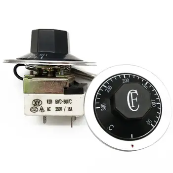 

Temperature Controller Thermostat Switch Thermostat Knob Adjustable 50-300°C Mechanical Control Switch