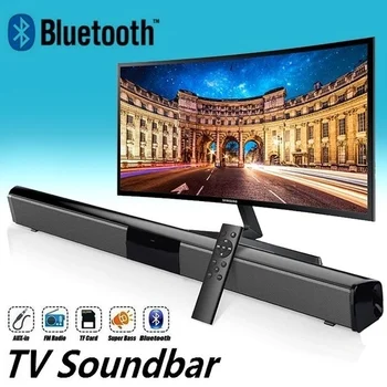 

Luxury Upgrade 2020 Best Sound Quality Wireless Bluetooth Soundbar Speaker TV Home Theater Soundbar Subwoofer with RCA Line
