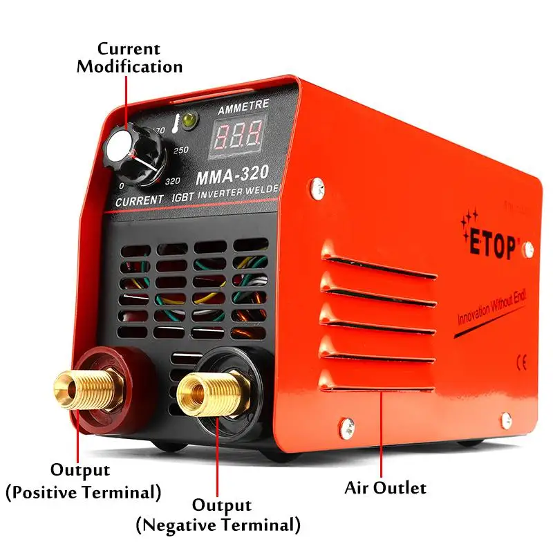 Энергосберегающий 220V 320A IGBT Инвертор AC Arc сварочный аппарат MMA сварочный аппарат для сварки рабочих и электрических работ