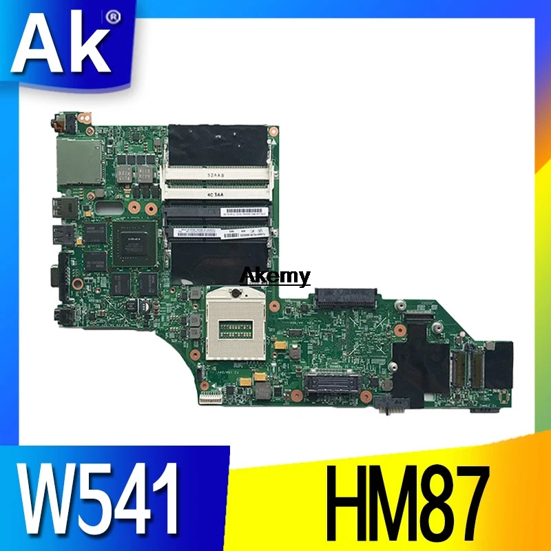 

k2100m Q3 2G W8P HM87 00HW114 Lenovo ThinkPad W541 notebook PC motherboard LKM-1 WS MB 12291-2 100% Test OK free shipping