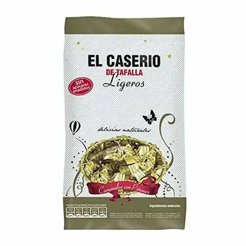 

l Caserio - De Tafalla Ligeros - Caramelo con piñones sin azúcares añadidos con edulcorantes - 1 kg