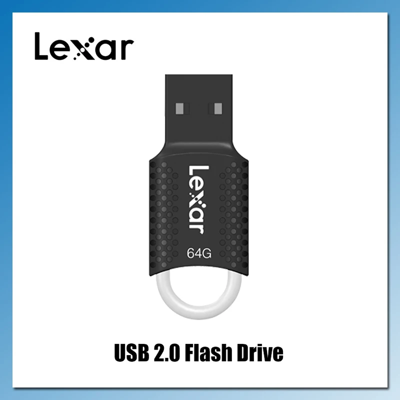 Lexar V40 USB флэш-накопитель 16 Гб оперативной памяти, 32 Гб встроенной памяти, 64 ГБ USB 2,0 флеш-накопитель USB диск черные высокие Скорость