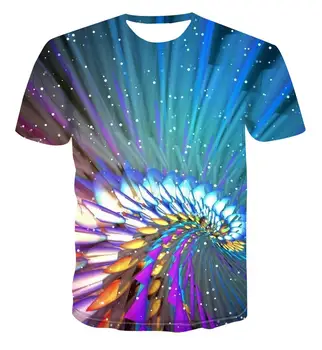 

2020 new summer style men's T-shirt colorful creative 3D printing men's T-shirt hip-hop casual T-shirt top S-6XL