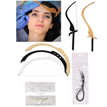 

Eyebrow Brow Mapping Make Up Measuring Tool Arrow Line Ruler Positioning Thread Dyeing Liners Semi Permanent Microblading Safe