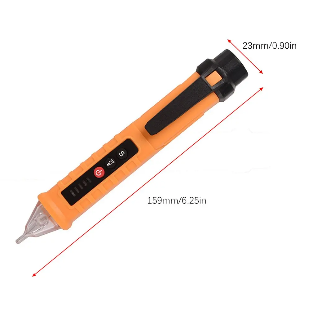 Бесконтактный индукционный тестовый карандаш AC110V 220V вольтметр напряжение зонд вольт метр электрический индикатор мощность детектор