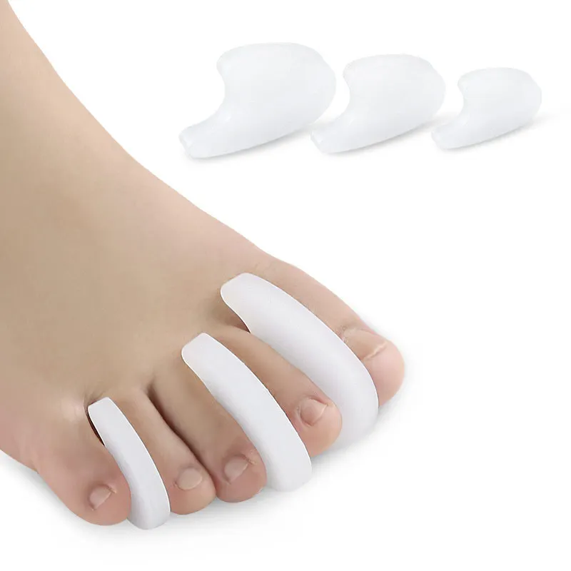 1Pair Feet Care Toe Orthotic Thumb Hallux Valgus Orthopedic Metatarsal Crooked Overlapping Toe Corrector