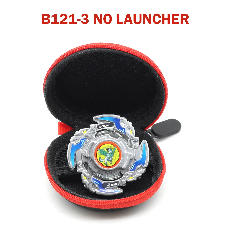 Все модели Beyblade металлический бейблейд Fusion без пускового устройства и коробки для игрушек Rotative God Top Bey Blade с мешком для игрушек - Цвет: B121-3 BOX
