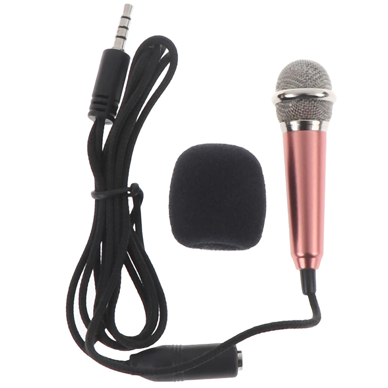 studio microphone Hot sale Handheld Mic Portable Mini 3.5mm Stereo Mic Audio Microphone For The Mobile Phone Accessories lavalier microphone Microphones